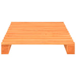 ZNTS Pallet Bed Frame Brown Solid Pine Wood 100x200 cm 285263