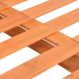 ZNTS Pallet Bed Frame Brown Solid Pine Wood 160x200 cm 285266
