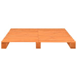 ZNTS Pallet Bed Frame Brown Solid Pine Wood 180x200cm 6FT Super King 285267