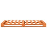 ZNTS Pallet Bed Frame Brown Solid Pine Wood 180x200cm 6FT Super King 285267