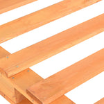 ZNTS Pallet Bed Frame Brown Solid Pine Wood 100x200 cm 285270