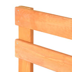 ZNTS Pallet Bed Frame Brown Solid Pine Wood 100x200 cm 285270