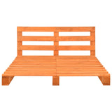 ZNTS Pallet Bed Frame Brown Solid Pine Wood 180x200cm 6FT Super King 285274