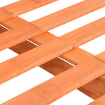 ZNTS Pallet Bed Frame Brown Solid Pine Wood 180x200cm 6FT Super King 285274