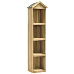 ZNTS Garden Tool Shed 36x36x163 cm Impregnated Pinewood 46357