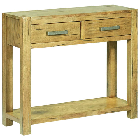 ZNTS Console Table 83x30x73 cm Rustic Oak Wood 284267