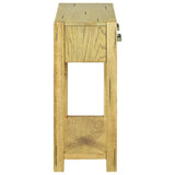ZNTS Console Table 83x30x73 cm Rustic Oak Wood 284267