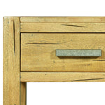 ZNTS Console Table 83x30x73 cm Rustic Oak Wood 284267