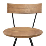 ZNTS Dining Chairs 2 pcs Solid Teak Wood 285204