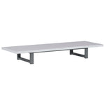 ZNTS Bathroom Wall Shelf for Basin White 120x40x16.3 cm 283824