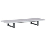 ZNTS Bathroom Wall Shelf for Basin White 120x40x16.3 cm 283824