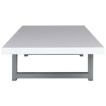 ZNTS Bathroom Wall Shelf for Basin White 120x40x16.3 cm 283824