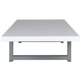 ZNTS Bathroom Wall Shelf for Basin White 120x40x16.3 cm 283824