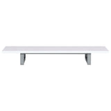 ZNTS Bathroom Wall Shelf for Basin White 120x40x16.3 cm 283824
