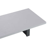 ZNTS Bathroom Wall Shelf for Basin White 120x40x16.3 cm 283824