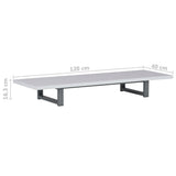 ZNTS Bathroom Wall Shelf for Basin White 120x40x16.3 cm 283824