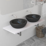 ZNTS Bathroom Wall Shelf for Basin White 120x40x16.3 cm 283824
