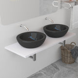 ZNTS Bathroom Wall Shelf for Basin White 120x40x16.3 cm 283824