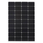 ZNTS Solar Panel 120 W Monocrystalline Aluminium and Safety Glass 145286