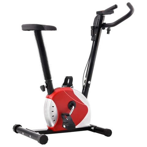 ZNTS Exercise Bike with Belt Resistance Red 92008