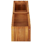ZNTS Garden Raised Bed 150x30x25 cm Solid Acacia Wood 45919