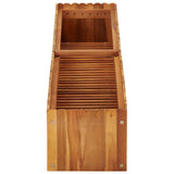 ZNTS Garden Raised Bed 150x30x25 cm Solid Acacia Wood 45919