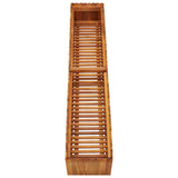ZNTS Garden Raised Bed 150x30x25 cm Solid Acacia Wood 45919