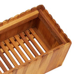 ZNTS Garden Raised Bed 150x30x25 cm Solid Acacia Wood 45919