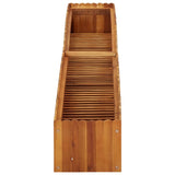 ZNTS Garden Raised Bed 200x30x25 cm Solid Acacia Wood 45920