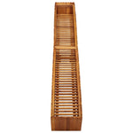 ZNTS Garden Raised Bed 200x30x25 cm Solid Acacia Wood 45920