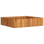 ZNTS Garden Raised Bed 100x100x25 cm Solid Acacia Wood 45922