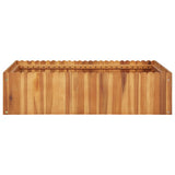 ZNTS Garden Raised Bed 100x100x25 cm Solid Acacia Wood 45922