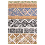 ZNTS Printed Rug Multicolour 160x230 cm Polyester 285342