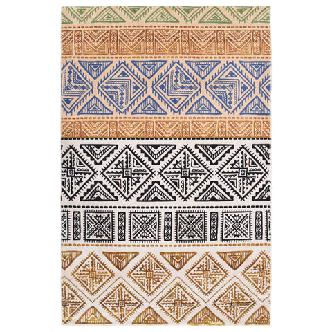 ZNTS Printed Rug Multicolour 160x230 cm Polyester 285342