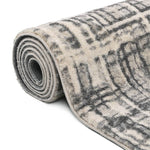 ZNTS Printed Rug Beige 140x200 cm Polyester 285349