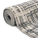 ZNTS Printed Rug Beige 140x200 cm Polyester 285349