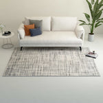 ZNTS Printed Rug Beige 140x200 cm Polyester 285349