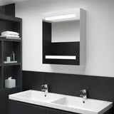 ZNTS LED Bathroom Mirror Cabinet 50x13.5x60 cm 285115