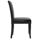 ZNTS Dining Chairs 6 pcs Brown Faux Leather 278486