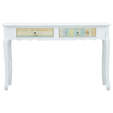 ZNTS Console Table White 120x40x74.5 cm Wood 285760