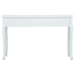 ZNTS Console Table White 120x40x74.5 cm Wood 285760