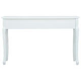 ZNTS Console Table White 120x40x74.5 cm Wood 285760