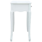 ZNTS Console Table White 120x40x74.5 cm Wood 285760
