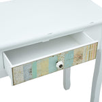 ZNTS Console Table White 120x40x74.5 cm Wood 285760