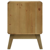 ZNTS Bedside Cabinet Brown 37x30x51 cm Wood 285764