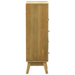 ZNTS Sideboard with 5 Drawers Brown 37x30x97.5 cm Wood 285765