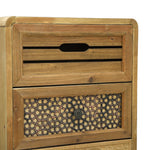 ZNTS Sideboard with 5 Drawers Brown 37x30x97.5 cm Wood 285765
