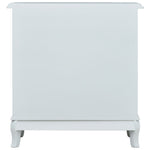 ZNTS Sideboard with 4 Drawers White and Grey 65.5x35x68 cm MDF 285770