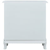 ZNTS Sideboard with 4 Drawers White and Grey 65.5x35x68 cm MDF 285770