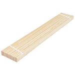 ZNTS Roll-up Bed Base with 11 Slats 120x200 cm Solid Pinewood 285780